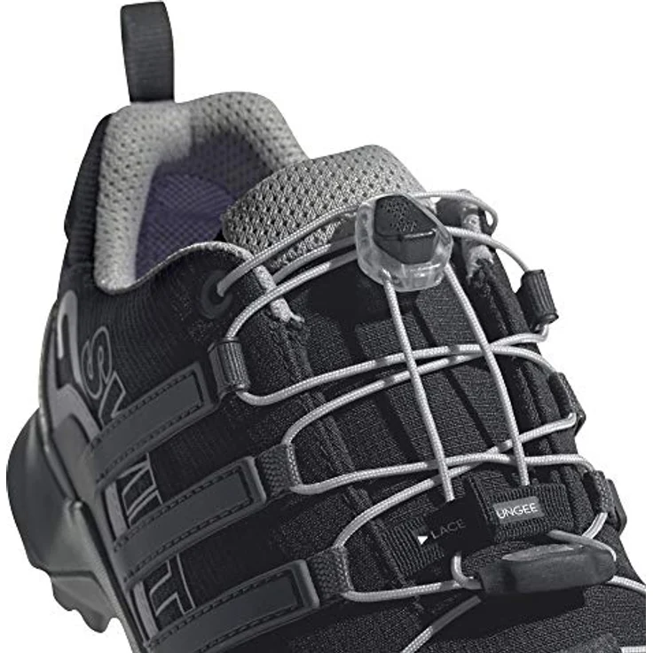 adidas TERREX SWIFT R2 GORE-TEX, Wasserdichter Wanderschuh mit optimalem Grip und Speed-Lacing System, schwarz – Bild 7