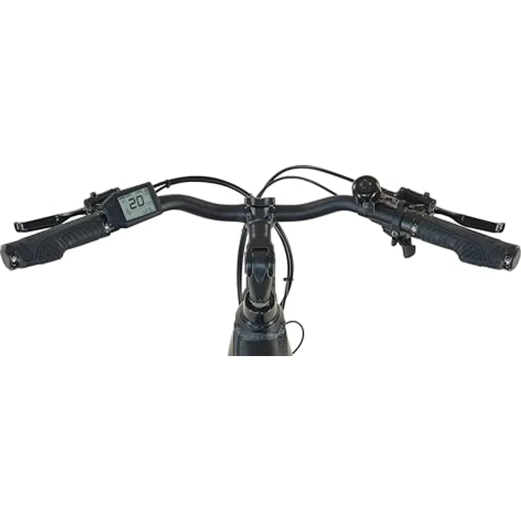 Prophete Entdecker 2.0 Trekking E-Bike 28 Zoll - 360 Wh - Heckmotor - 8-Gang Kettenschaltung - HDY. Scheibenbremse - Rahmenhöhe 50 cm, Schwarz – Bild 3