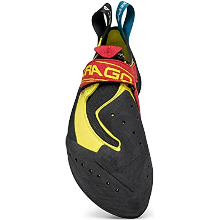 Scarpa Drago, Unisex Kletterschuhe mit abriebfester Gummisohle, Größe 42.5, Gelb – Bild 7