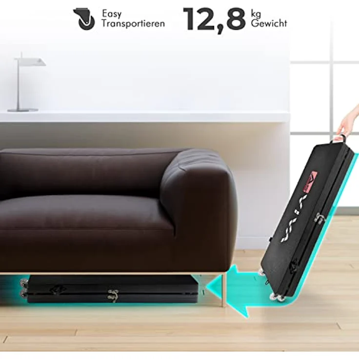 AsVIVA Faltbares Multifunktions Fitness-Board FB1 für Ganzkörper-Training in schwarz | Deutsche Qualitätsmarke | Push-up Liegestütz | Inkl. Widerstandsbänder und Zubehör – Bild 5
