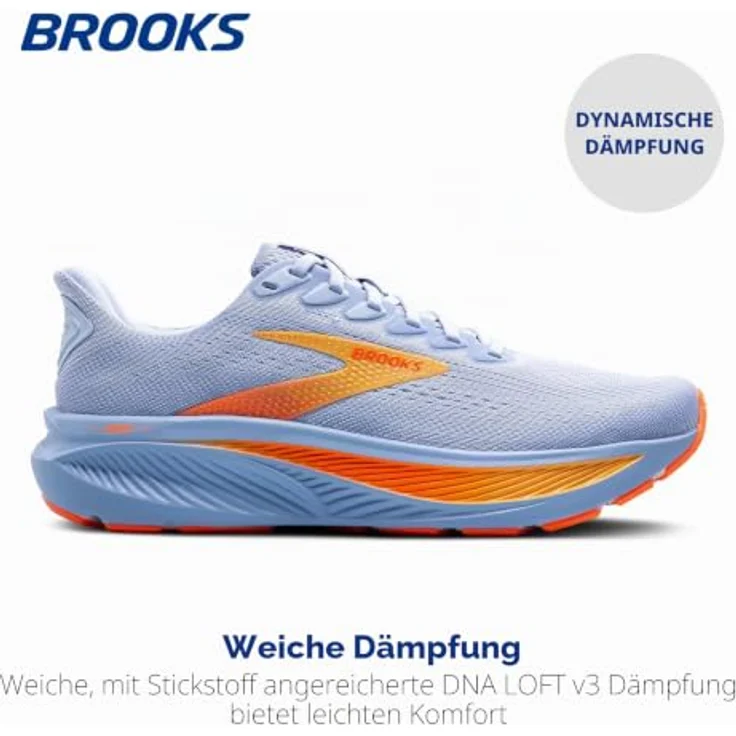 Brooks Ghost 17 Damen Laufschuhe, atmungsaktives Obermaterial, dynamische Dämpfung, 40.5 EU – Bild 2