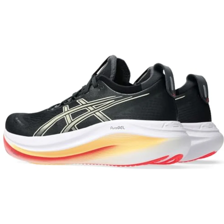 Asics Gel Nimbus 27, neutrale Laufschuhe mit FF Blast™ Plus Dämpfung, schwarz, Größe 11.5 – Bild 3
