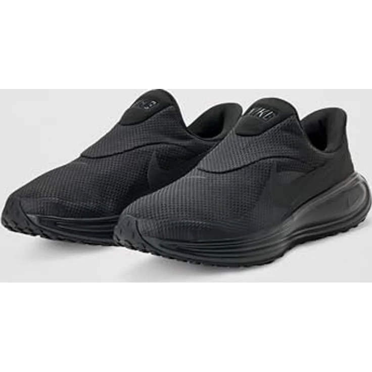 Nike Revolution 8 EasyOn Herren Laufschuhe, hohe Dämpfung, atmungsaktives Obermaterial, Quick-Lock-System, schwarz – Bild 6