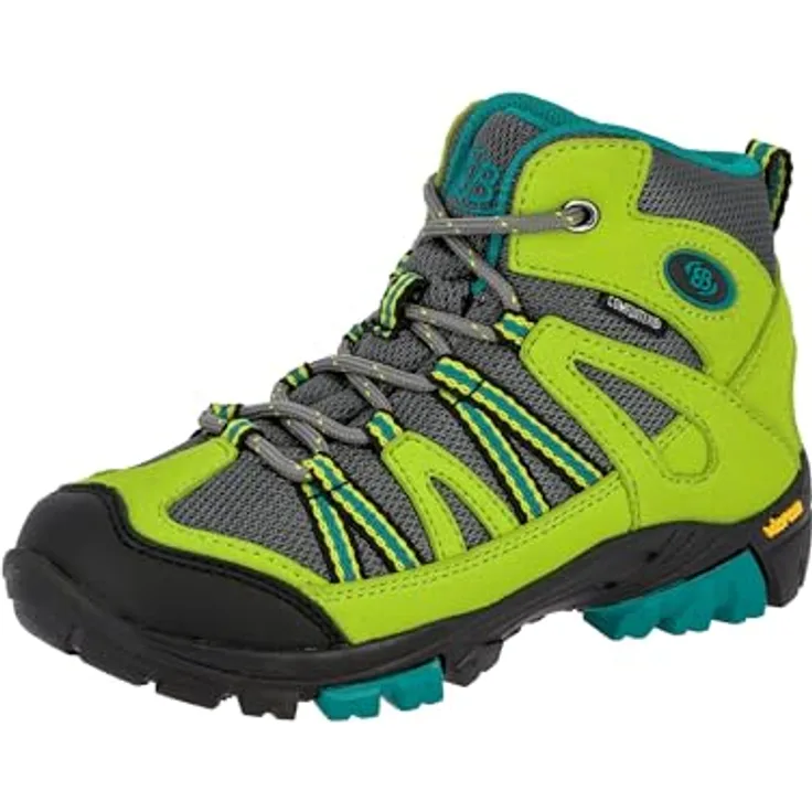 BRÜTTING Outdoorstiefel Ohio High, Wanderschuh aus Nylon mit wasserdichter Comfortex-Klimamembrane, rutschfester Vibram-Laufsohle, schwarz
