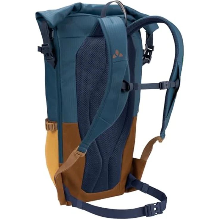 VAUDE CityGo II 23 Liter Blau, wasserdichter Rolltop Rucksack mit Laptop-Fach – Bild 2