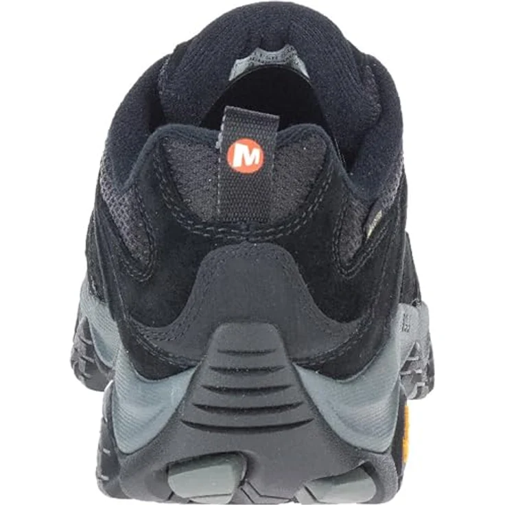 Merrell Moab 3 GTX, wasserdichter und atmungsaktiver Herren Wanderschuh aus recycelten Materialien, schwarz – Bild 4