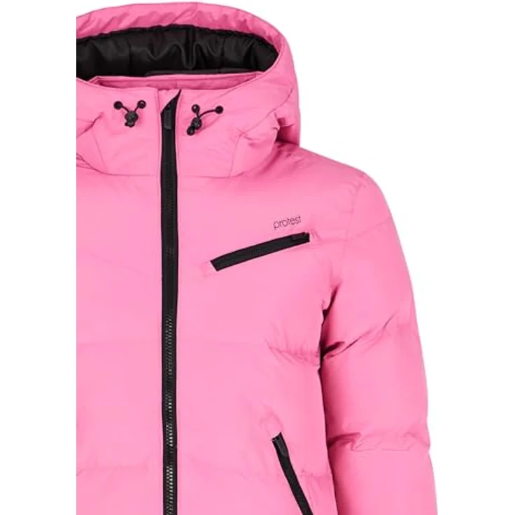 Protest PRTLUCID Jacke, Skijacke für Damen, rosa, Wassersäule 10.000 mm, PFC-frei, aus Recyclingmaterialien, XL – Bild 3
