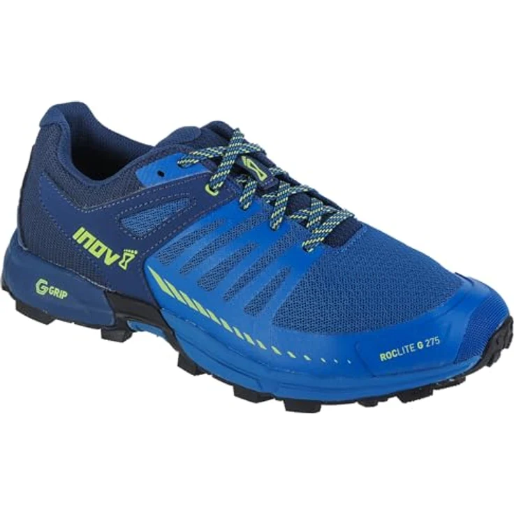 inov-8 Roclite G 275 V2, Herren Laufschuhe für Trailrunning, atmungsaktiv, leichtgewichtig, Synthetik-Oberfläche, Größe 44.5, Blau – Bild 1