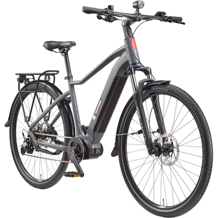 TELEFUNKEN E-Bike Herren 29 Zoll, Elektrofahrrad Mittelmotor, 10-Gang Shimano Kettenschaltung, Hydr. Scheibenbremsen - Pedelec SUV-Bike, SUV700 in schwarz – Bild 1