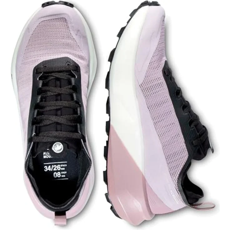 Mammut Aenergy Trail All Mountain Low Women, robuster Trailrunning-Schuh mit TPU-Rand und Mammut CORE Plus-Schaumstoff, alpine calamint-white, Größe 5.5 UK / 38 2/3 – Bild 6