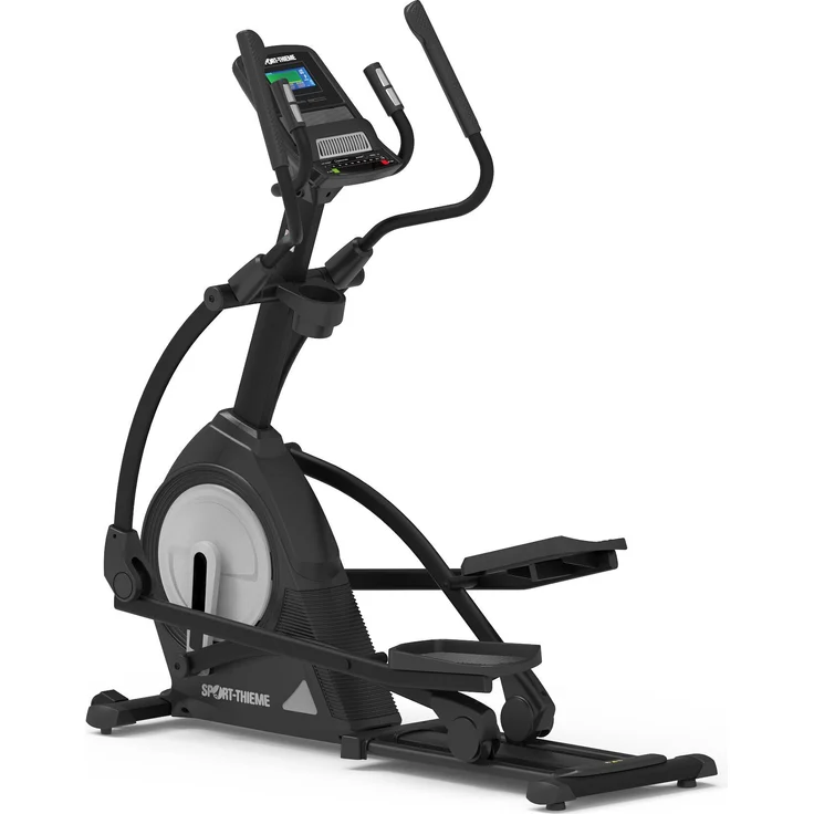 Sport-Thieme Crosstrainer "C450" Elektromagnetisches Bremssystem, Schrittlänge 46 cm, Schwarz-Silber