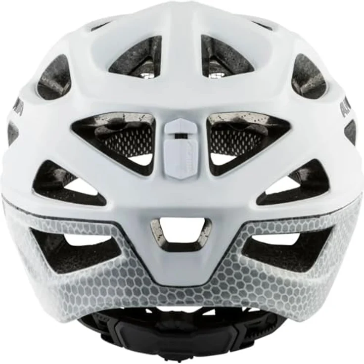 ALPINA Mythos Reflective MTB-Fahrradhelm, White Reflective, für vielseitigen Schutz, Größe 52-57 cm, mit reflektierender Folie und individuellem Anpassungssystem – Bild 3