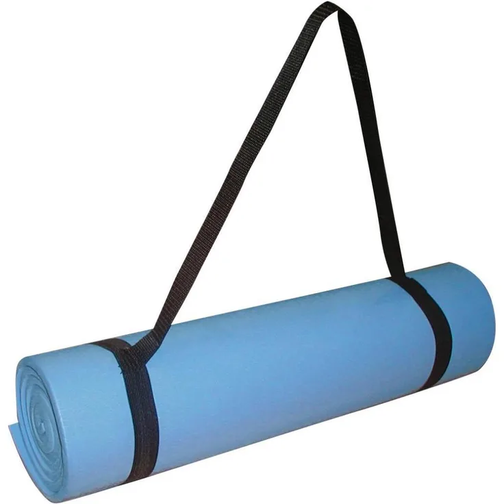 Toorx Yogamatte, 8 mm, für Fitness, Aerobic und Pilates, mit Tragegurten und leicht zu reinigen