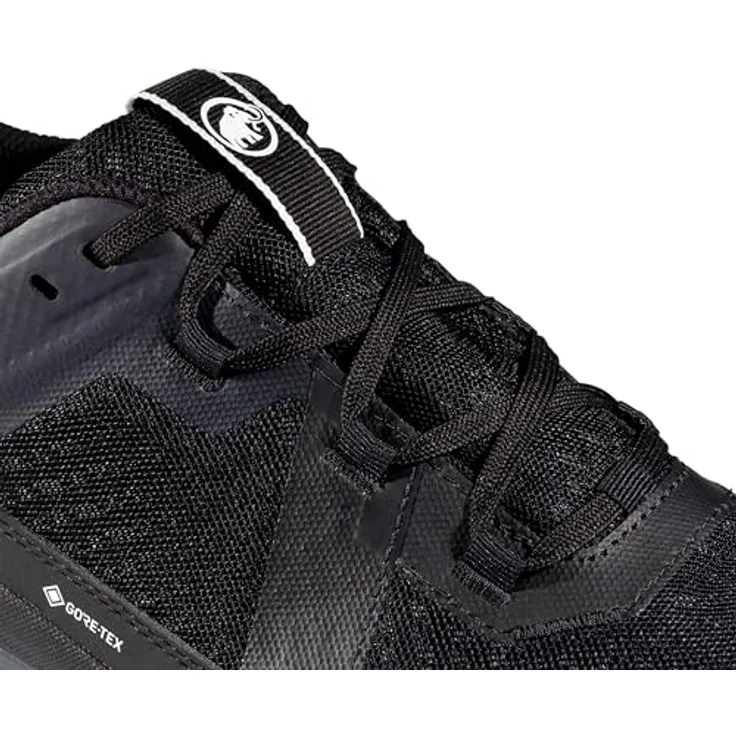 Mammut Girun II Low GTX Men, Leichte Wanderschuhe mit GORE-TEX und optimalem Grip, schwarz/steel, Größe 45 1/3 EU = 10.5 UK – Bild 7