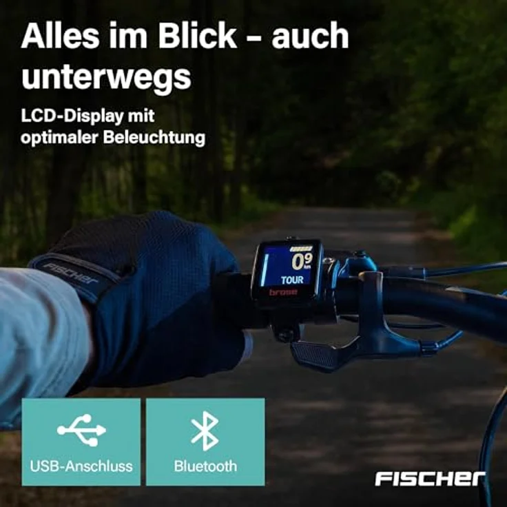 Fischer E-Bike MTB Montis 10.0i Ultimate, Elektrofahrrad für Damen und Herren, 90 Nm Mittelmotor, 711 Wh Akku, hydraulische Scheibenbremse, 12-Gang Kettenschaltung, Rockshox Luftfedergabel, RH 43 – Bild 5