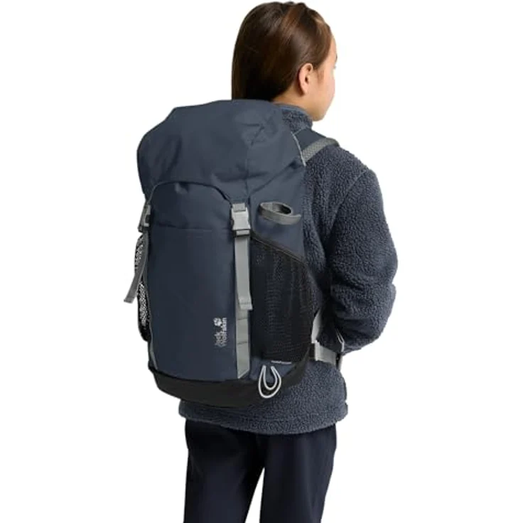 Jack Wolfskin Kids Explorer Trekkingrucksack, 47 cm, 100% Polyester, blau, 28 cm x 24 cm – Bild 4