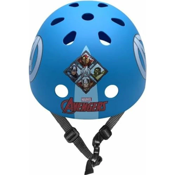 Stamp Avengers, Kinderfahrradhelm mit Belüftungssystem, Blau, Größe 54-60 cm, verstellbar, für Kinder ab 5 Jahren – Bild 4