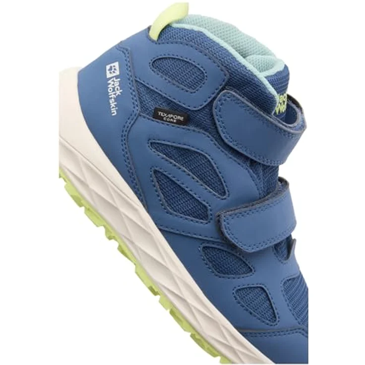 Jack Wolfskin WOODLAND 2 TEXAPORE MID VC K, Wasserdichter Wanderschuh mit Klettverschluss und profilierter Gummi-Sohle – Bild 5