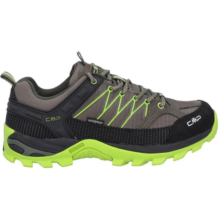 CMP RIGEL LOW TREKKING SHOES WP, wasserdichter Wanderschuh mit EVA-Dämpfung und profilierten Gummisohlen