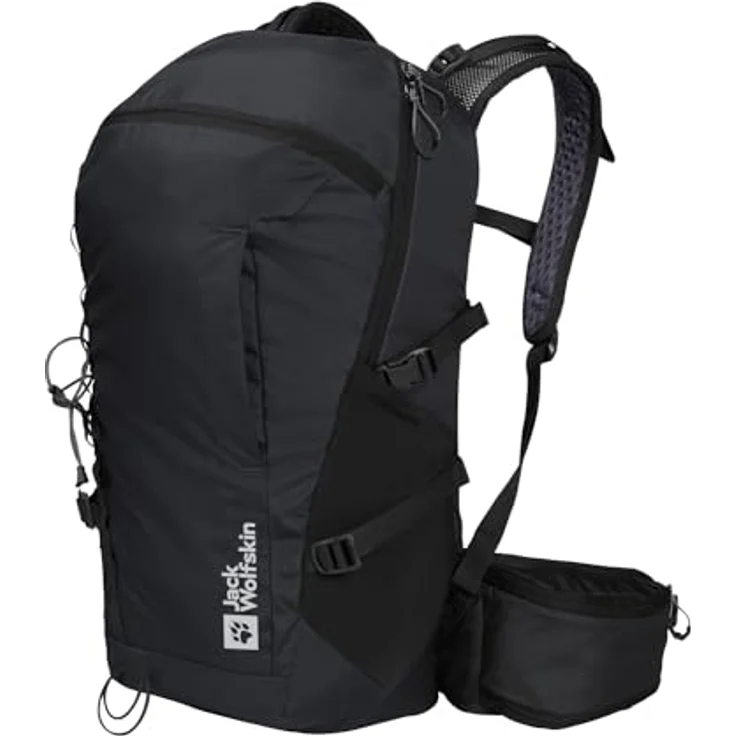 Jack Wolfskin CYROX SHAPE 25 S-L, Wanderrucksack mit AEROSHAPE PRO Tragesystem, schwarz – Bild 5