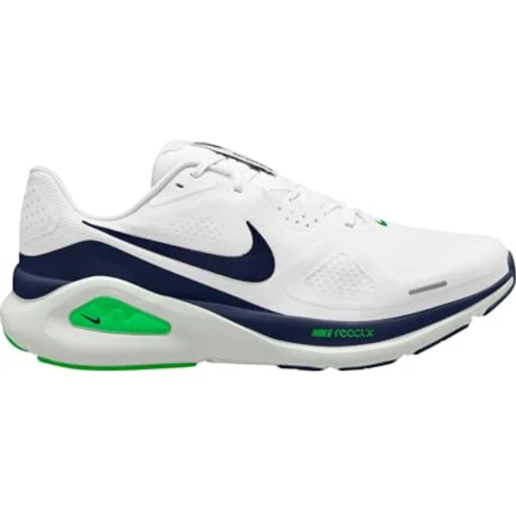 Nike Laufschuhe Structure 26, Herren, weiß, mit ReactX-Mittelsohle und stabilisierendem Stützsystem – Bild 2