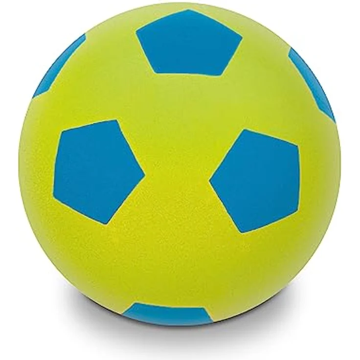 OTTO Softball Weichschaumball Fußball, Optimal für Kinder und Anfänger, Orange-Blau/Pink-Blau/Grün-Blau, 62-66 cm – Bild 2