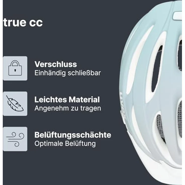 uvex true cc Fahrradhelm – Bild 4