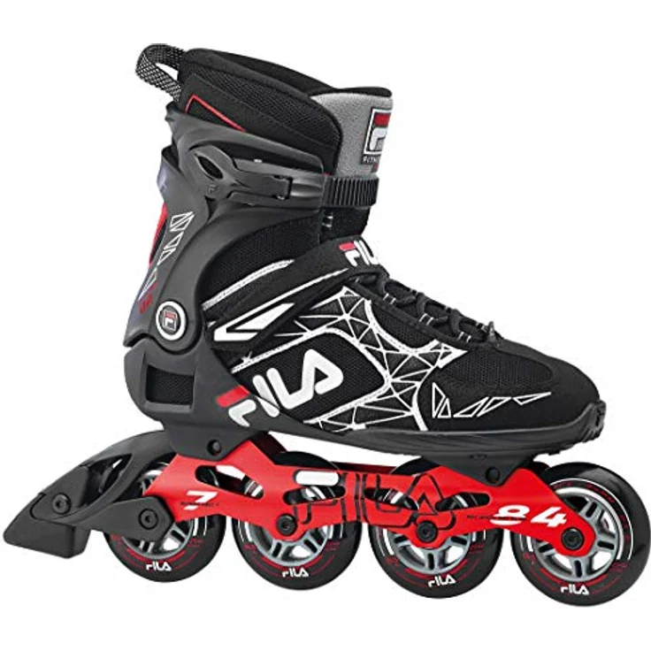 FILA Legacy Pro 84, Herren Inlineskates, 84 mm Rollen, ABEC 7 Kugellager, Schuhgröße 44, Schwarz – Bild 2