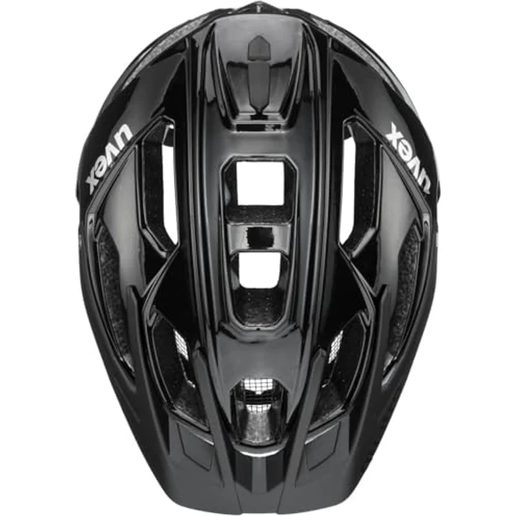 Uvex Sports Quatro, Velohelm für E-Bike und MTB, matte schwarz, 52 - 57 cm, mit 17 Belüftungsöffnungen und integrierter Sonnenblende – Bild 3