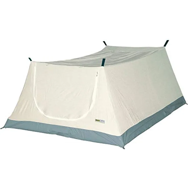 Eurotrail Schlafkabine für Faltwagen/Vorzelt, Größe 200x135x72cm, weiß mit grauem PVC-Boden