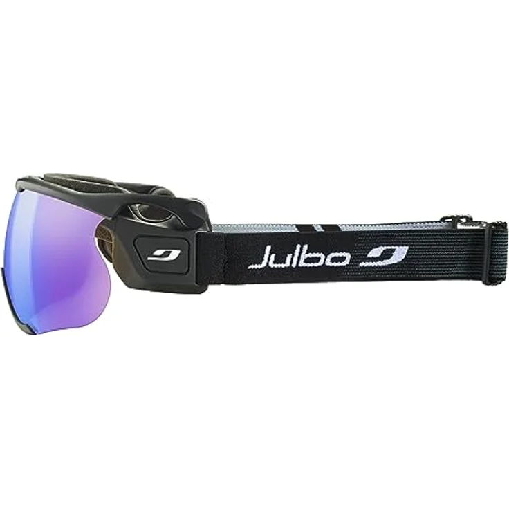 Julbo Sniper Evo L Langlauf-Ski-Visier für breite Gesichter, REACTIV Photochromic oder Spectron Linse, Schwarz/Weiß, Large – Bild 3
