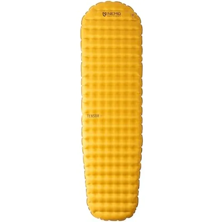 Nemo Equipment Tensor Trail Mummy, ultraleichte Isomatte mit optimaler Wärmeisolierung, 477 g, nachhaltige Materialien, inkl. Reparaturkit und Pumpsack