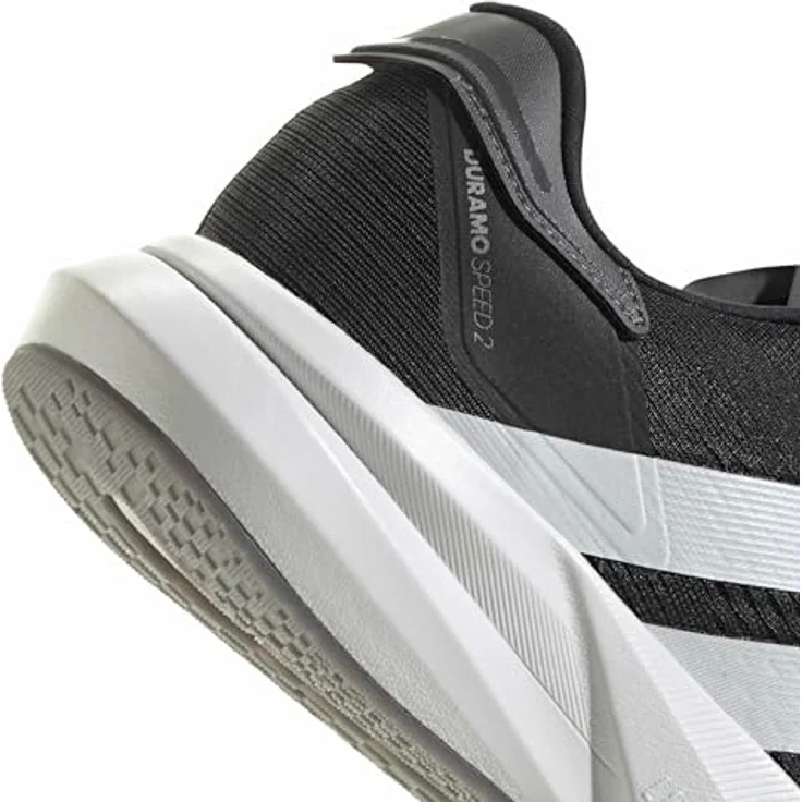 adidas Duramo Speed Laufschuhe, Lightstrike Dämpfung, Core Black/Cloud White/Grey Five, EU 38 – Bild 5