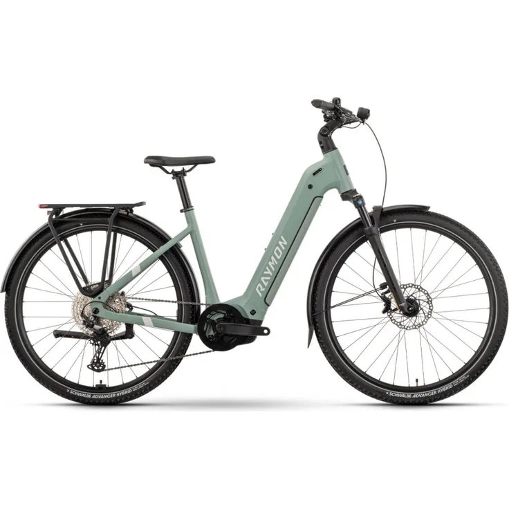 Raymon Tahona Pro Wave 29", Elektrofahrrad mit 12-Gang Deore Schaltung und tiefem Einstieg
