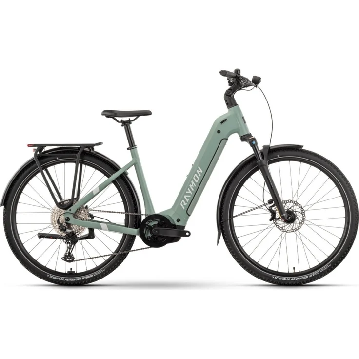 Raymon Tahona Pro Wave 29", Elektrofahrrad mit 12-Gang Deore Schaltung und tiefem Einstieg