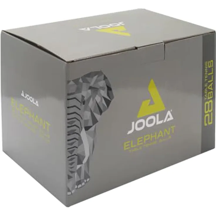 JOOLA Tischtennisball Elephant 55MM, Extra großer Ball für langsameres Spiel, 28er Karton