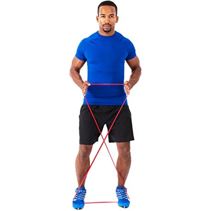 Gymstick Power Band Medium, Pilates-Band mit Online-Trainingsvideos und mittlerem Widerstand – Bild 3