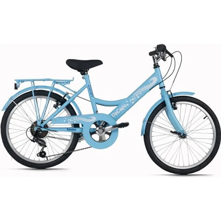 DACAPO Kinderfahrrad 20'' Snow, 6 Gänge, RH 36 cm, für Kinder von 120-140 cm, blau