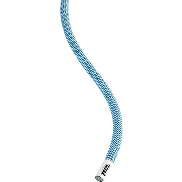 PETZL Halbseil Verticality, weiß blau, 50m, Ultrasonic Finish, ClimbReady-Technologie, Middle Mark-Markierung – Bild 3