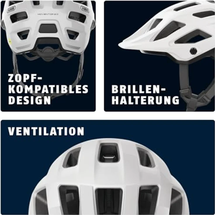 Abus Moventor 2.0 MIPS, Velohelm für Mountainbiker, 57 - 61 cm, leicht und gut belüftet mit Aufprallschutz – Bild 5