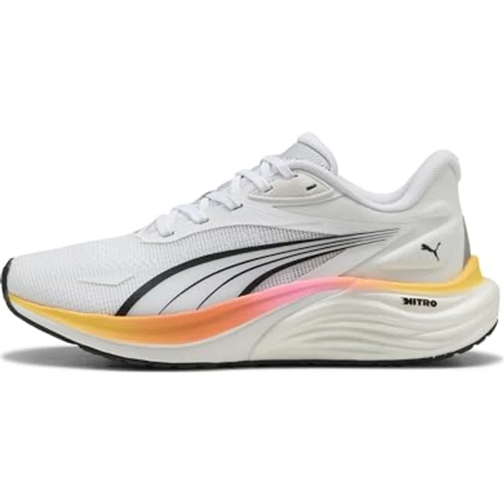 Puma Electrify NITRO™ 4, Laufschuhe für Herren mit NITROFOAM™ Dämpfung, atmungsaktivem Mesh-Obermaterial und PUMAGRIP Gummi, schwarz – Bild 4