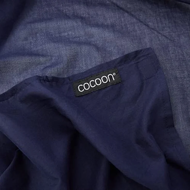 Cocoon TravelSheet Egyptian Cotton, leichter Schlafsack (220 cm), für Sommer- und Bergtouren, 100% Baumwolle, Seiteneinstieg mit Klettverschluss – Bild 3