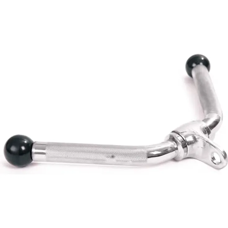 Sport-Thieme V-Griff, verchromte Haltestange mit Drehgelenk, ca. 35 cm, silber