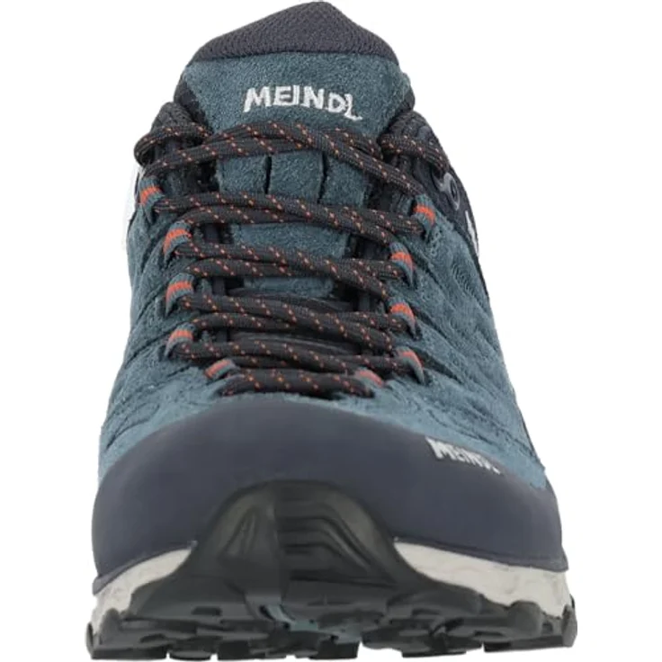 Meindl Velden PRO GTX, Sportlicher Wanderschuh mit rutschfester Sohle, wasserdicht, Petrol/Rot – Bild 4