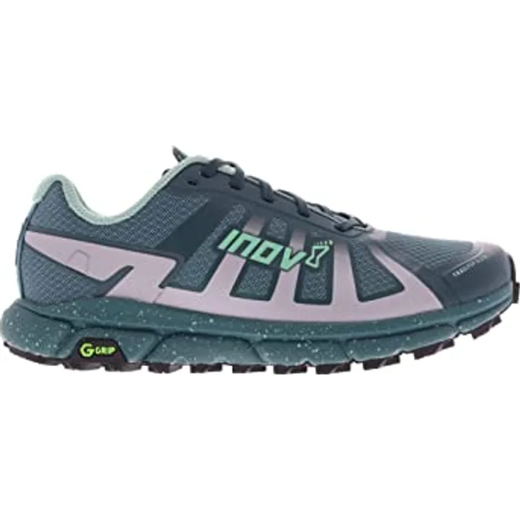 inov-8 TrailFly Ultra G 300 Max, Herren Laufschuhe mit G-FLY Mittelsohle und atmungsaktivem Obermaterial, Grün, Größe 42.5