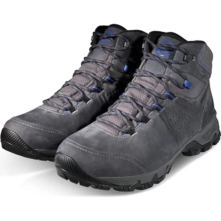 Mammut Mercury IV Mid GTX Men, Wanderschuhe für Herren mit GORE-TEX Membran, Vibram-Sohle, terracare Nubukleder, Grau, Größe 44 – Bild 5