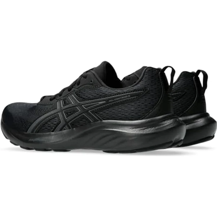 Asics Gel-Contend 9, Laufschuhe mit GEL™-Technologie und atmungsaktiver Sohle, schwarz/grau, US 9 / EUR 40,5 / UK 7 – Bild 5