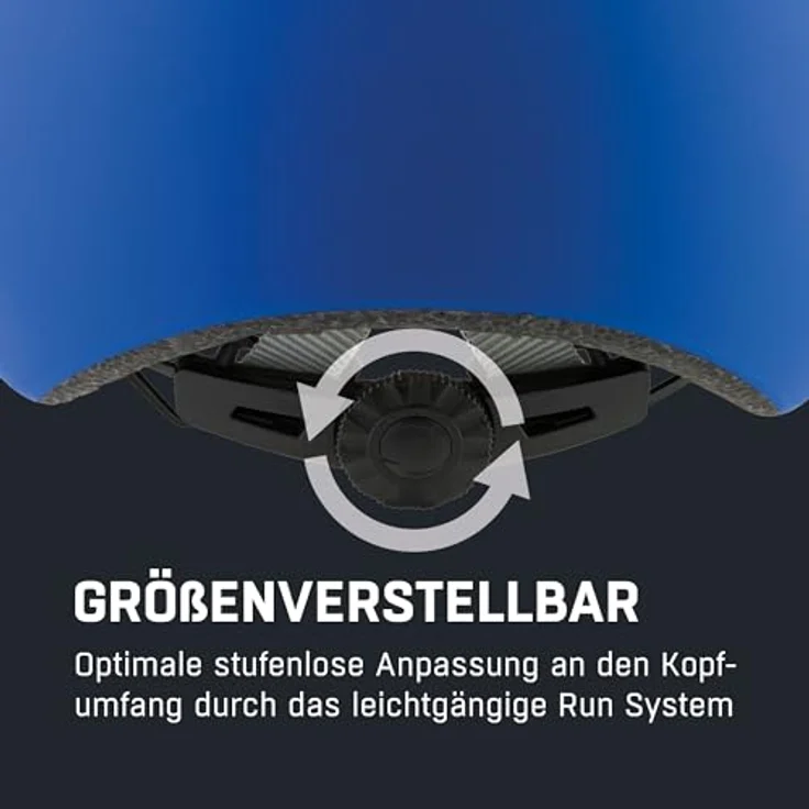 ALPINA SPORTS Hackney, Velohelm für Jugendliche, Inmold-Bauweise, Hi-EPS Polsterung, höhenverstellbares Run-System, neongelb "be visible", 51 - 56 cm – Bild 5