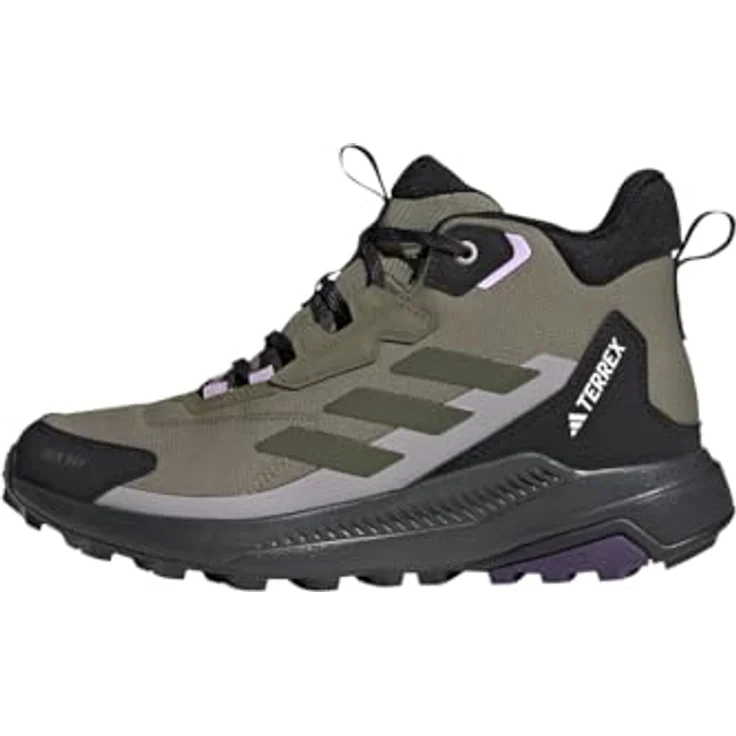 adidas TERREX ANYLANDER MID RAIN.RDY WANDERSCHUH, halbhoher Hikingschuh mit dämpfender Zwischensohle und Traxion Außensohle, strapazierfähig und wasserabweisend – Bild 1