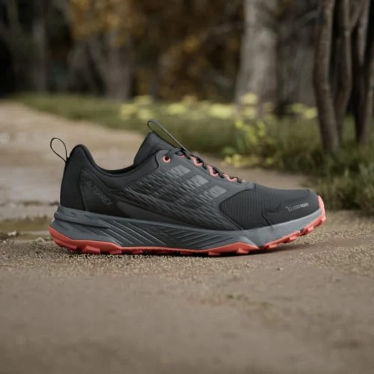 adidas TRACEFINDER JR9134, Laufschuhe für Herren, Größe 44, schwarz (CBLACK2/CBLACK/SEIMOR), atmungsaktiv, mit Lightmotion-Dämpfung – Bild 2